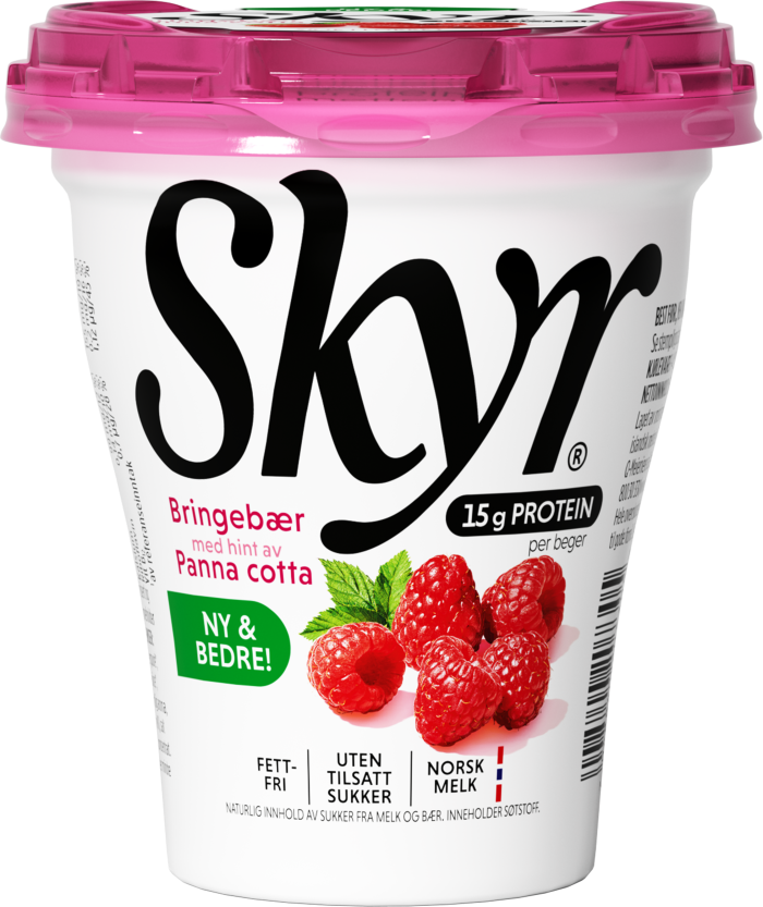 Skyr Bringebær Panna cotta 160 g Skyr Bringebær Panna cotta 160 g